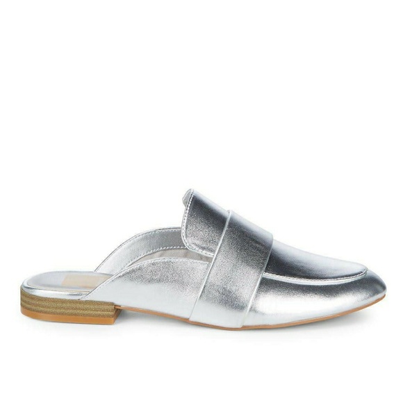 dolce vita silver mules